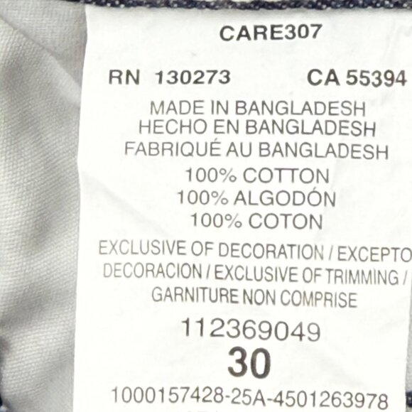 Lee Workwear Men's Striped Pockets Blue Carpenter Shorts Size 30 Heavy Duty NWT - Picture 8 of 12